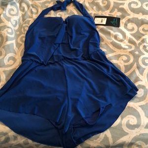 AquaGreen (Target) Romper One-piece Swimsuit